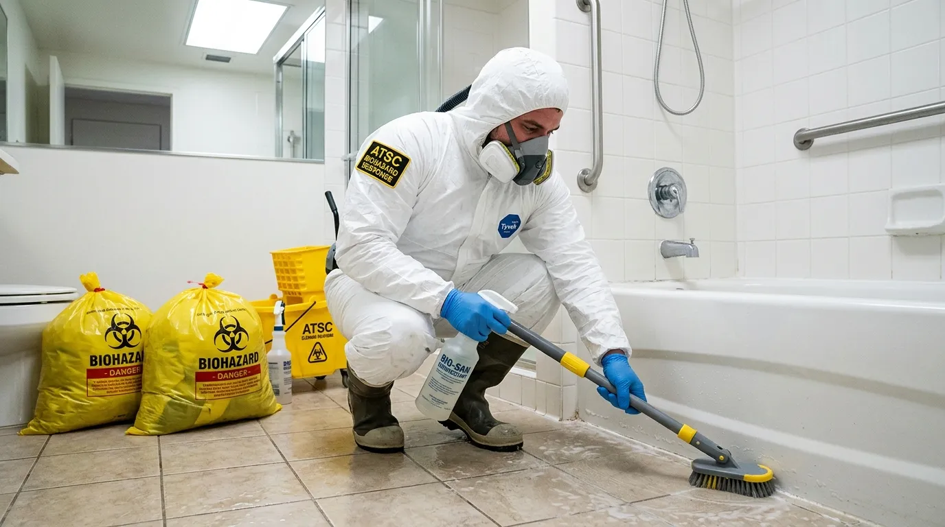 Decontamination equipment deployed for Blood Cleanup in Hueytown